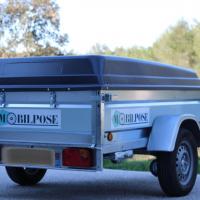 La remorque équipée se stocke dans un petit espace